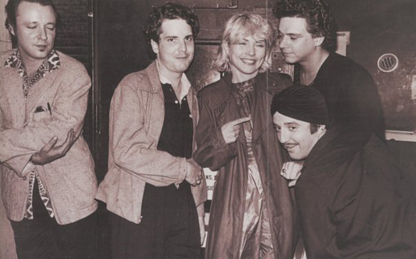 One of y'all sent me this photo of Austin's Fabulous Thunderbirds with Debra Harry aka Blondie back in about 1980. I have no idea who took this or where they are or what the occasion was EXCEPT that they were on the same record label, so that might be it. So random ... I love it!