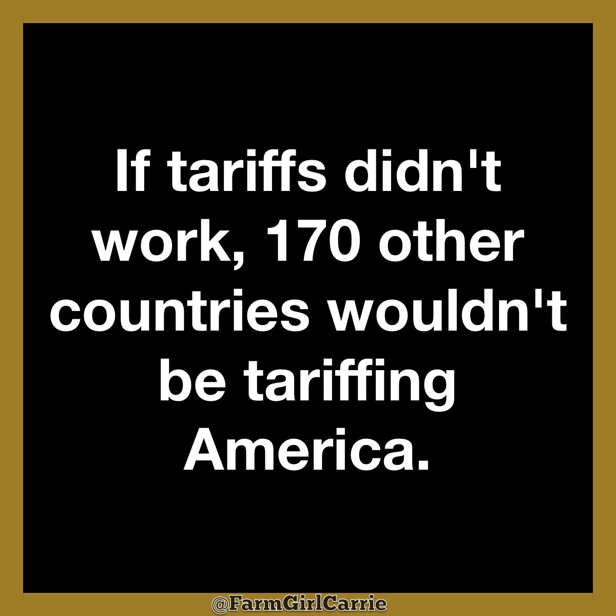 Just Saying…