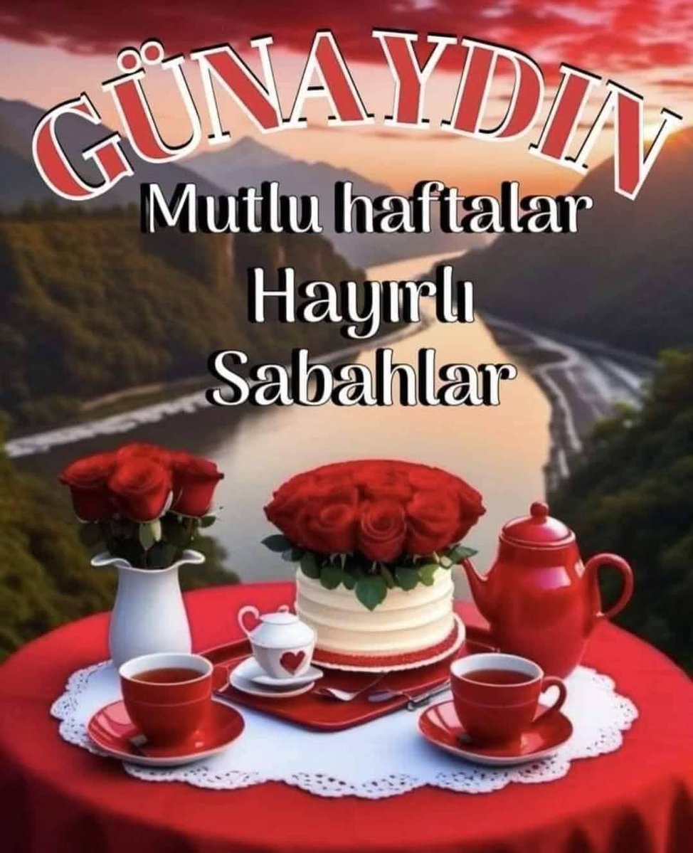 Güzel bir haftaya bismillah diyerek hayırlı sabahlar tvitır ailem selam dua ile 🇹🇷🙋☕🍀🤲🇹🇷🇦🇪🤲🍀🇹🇷