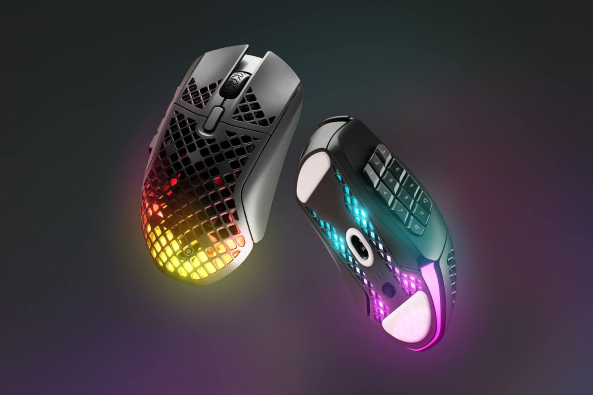 SteelSeriesJP's tweet image. ／
#SteelSeries セール開催中📣🧡
Aerox 9 Wireless 約27%OFF‼️
＼

MMO/MOBAゲーマー必見👀
超軽量&amp;amp;多ボタン ワイヤレスゲーミングマウス🖱️✨
🛒amzn.asia/d/aNUYwiI

🔸最大18ボタンに多彩なアクションを割り当て可能
　#FF14 や #エルデンリング などMMO/MOBAに最適！…