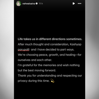 ReadSelective_'s tweet image. Saina Nehwal Announces Separation From Husband, Says “We’re Choosing…”

#SainaNehwal #SeparationAnnouncement #SainaAndKashyap #NewBeginnings #RespectAndPrivacy #CelebrityNews #SainaNehwalUpdate #PersonalChoice #MovingForward #SportsCouple #readselective