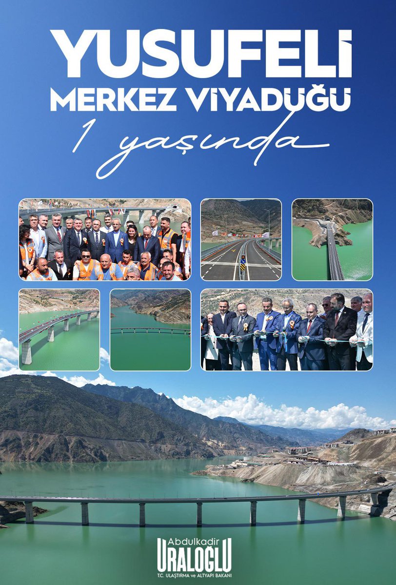 Yusufeli Merkez Viyadüğü 1️⃣ Yaşında ✨

Eyfel Kulesi’nde 7 bin 300 ton çelik kullanılırken, “Çelik Ortotropik Köprü" olarak projelendirilen Yusufeli Merkez Viyadük’ü tabliyelerinin yapımında yaklaşık 7 bin 100 ton çelik kullandık.

Türk mühendisliğinin imza eserleri ile;