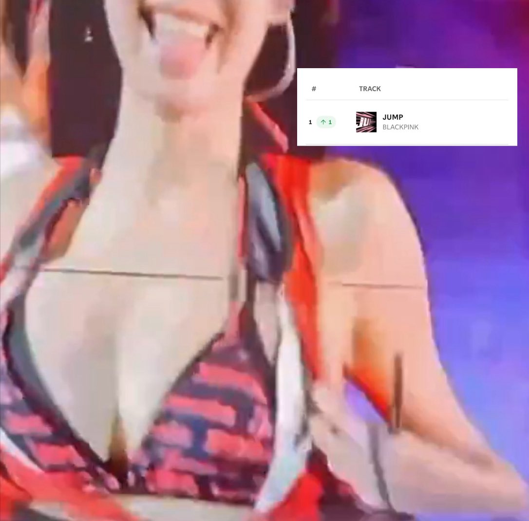 jennie uniéndose al trend para festejar el #1 de blackpink