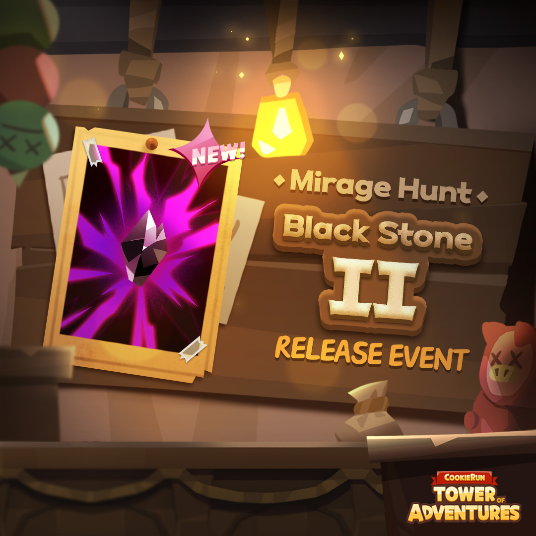 CookieRunTOA's tweet image. New bounties await in Mirage Hunt! π°
Think youβve got what it takes to clear them all? π€