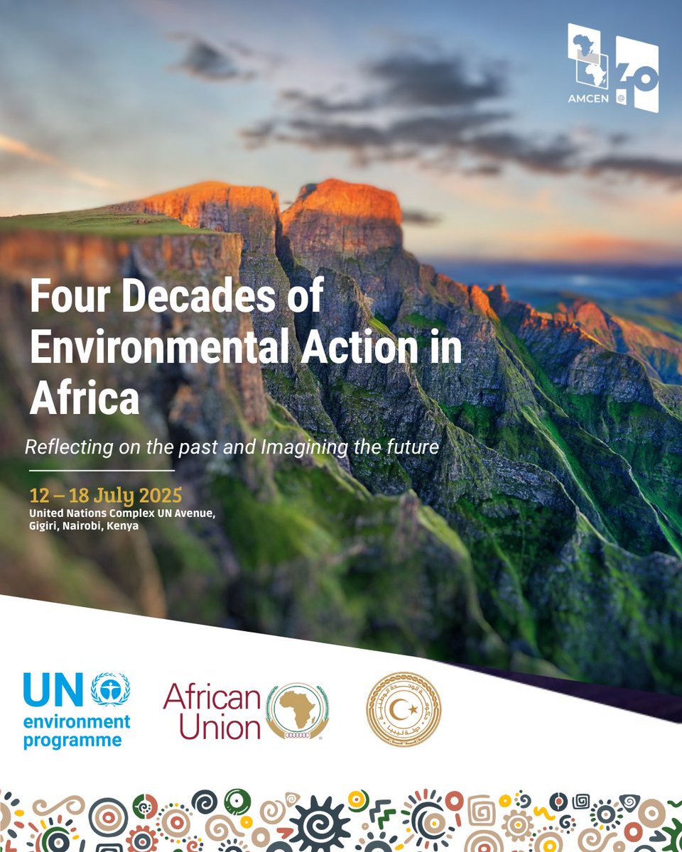 This week, African environmental ministers are gathering in Nairobi to reflect on #AMCENat40 achievements and envision a sustainable future for Africa.

Here is all you need to know about its 20th session: unep.org/events/unep-ev…