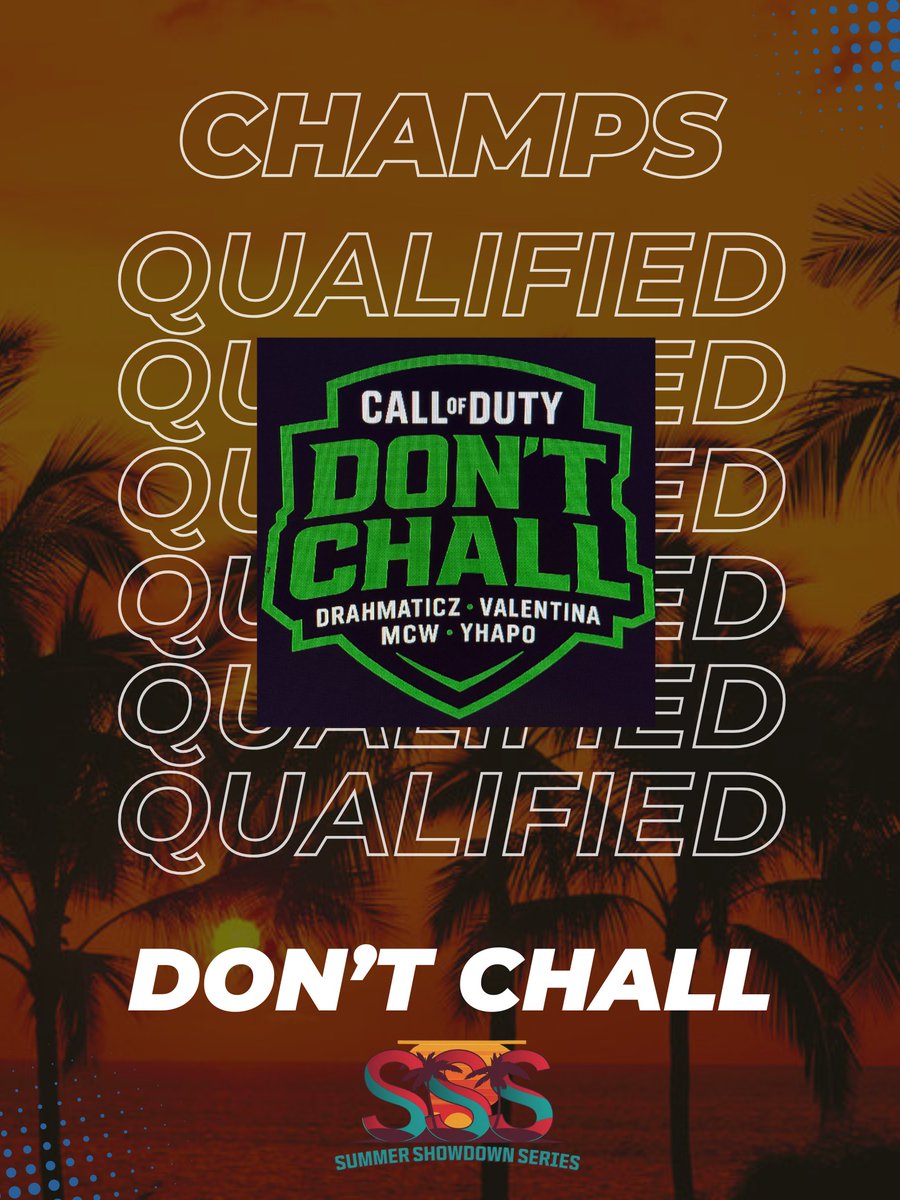 Don't Chall end stage 2 at 2nd place and qualify for champs in August!