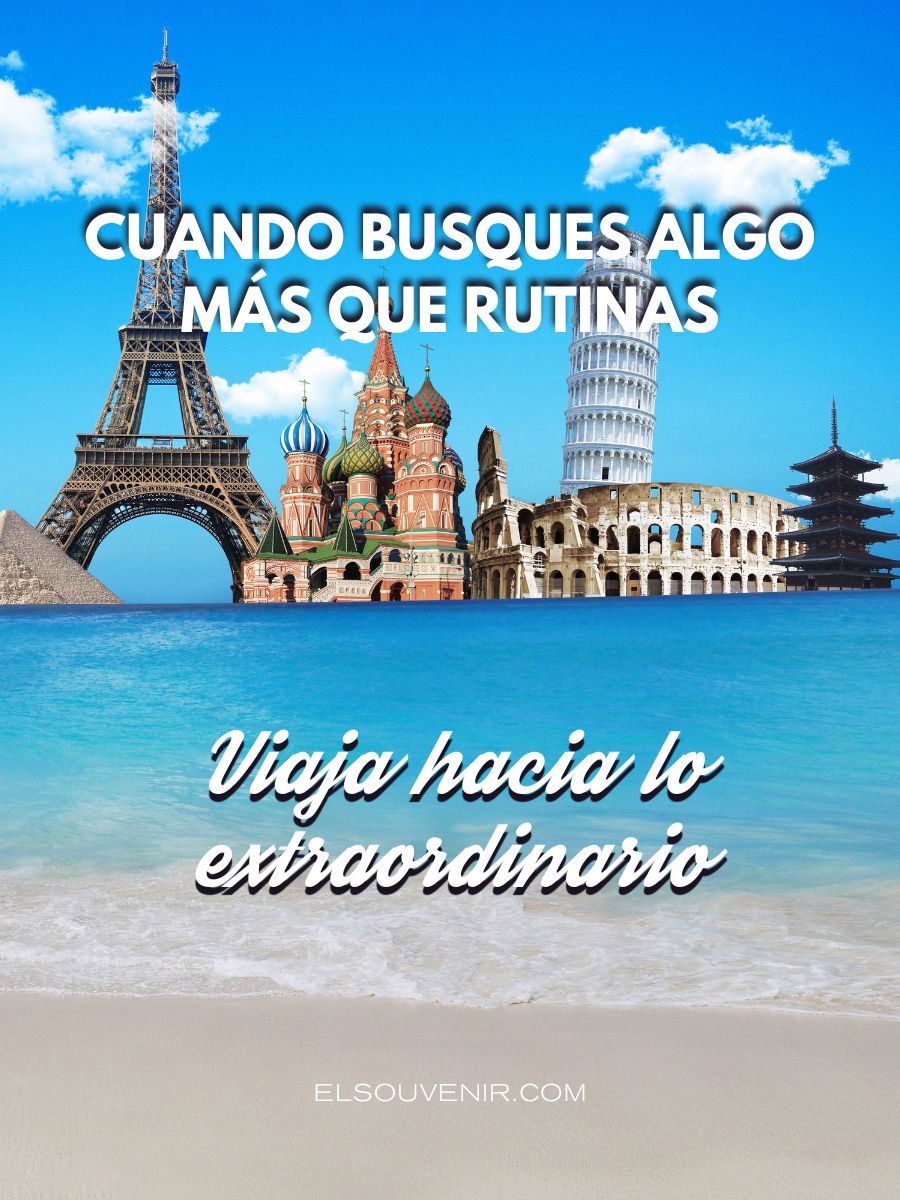 ¿Sientes que cada día se repite?
Entonces es momento de romper con la rutina y buscar algo que te haga vibrar.
Viajar no es escapar, es descubrir que lo extraordinario está más cerca de lo que imaginas. ✈️💫
🌅 ¿Qué lugar te sacó del piloto automático?