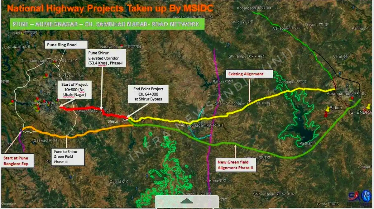 𝐏𝐮𝐧𝐞-𝐒𝐡𝐢𝐫𝐮𝐫 𝐄𝐥𝐞𝐯𝐚𝐭𝐞𝐝 𝐂𝐨𝐫𝐫𝐢𝐝𝐨𝐫 𝐚𝐧𝐝 𝐒𝐡𝐢𝐫𝐮𝐫-𝐂𝐡. 𝐒𝐚𝐦𝐛𝐡𝐚𝐣𝐢 𝐍𝐚𝐠𝐚𝐫 𝐄𝐱𝐩𝐫𝐞𝐬𝐬𝐰𝐚𝐲 𝐮𝐩𝐝𝐚𝐭𝐞 𝐟𝐫𝐨𝐦 𝐌𝐚𝐡𝐚𝐫𝐚𝐬𝐡𝐭𝐫𝐚.

Maharashtra State Infrastructure Development Corporation (MSIDC) has clarified that in phase 1, an