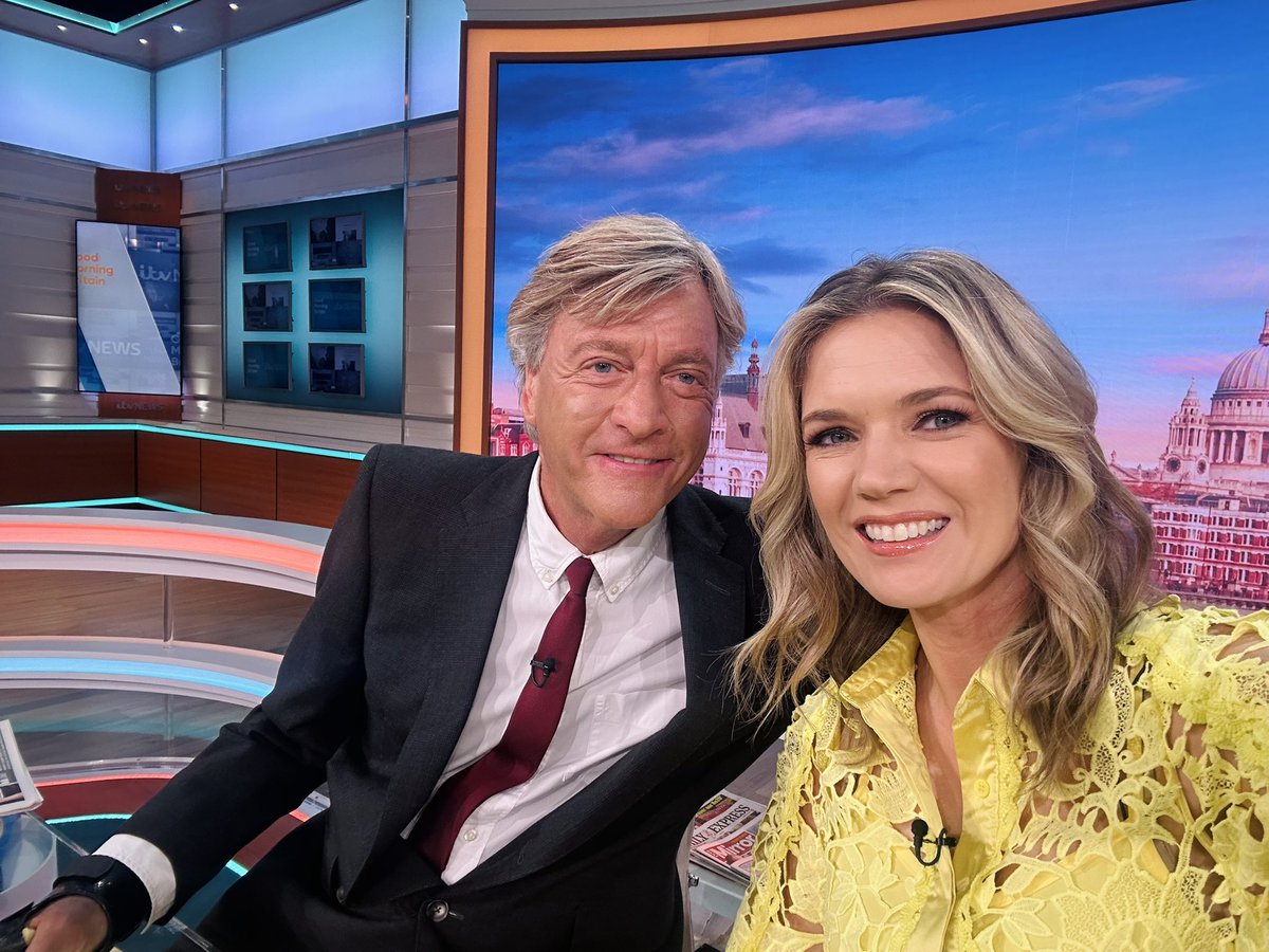 CharlotteHawkns's tweet image. Morning! Here with @richardm56 on @GMB this morning, come & join us. Talking Trump’s state visit, the prospect of tax rises, we’re debating the Drs strikes - should the plans be abandoned? Govt minister @darrenpjones joins us. Plus 40 years on from Live Aid @midgeure1 is here!