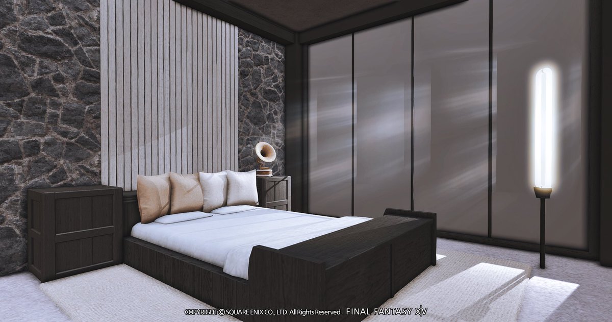 Champagne[M]
🥂 

298/300

I have a bigger house now! I renovated my own decoration.🎉🎉
#FF14ハウジング 
#FF14Housing
 #FF14