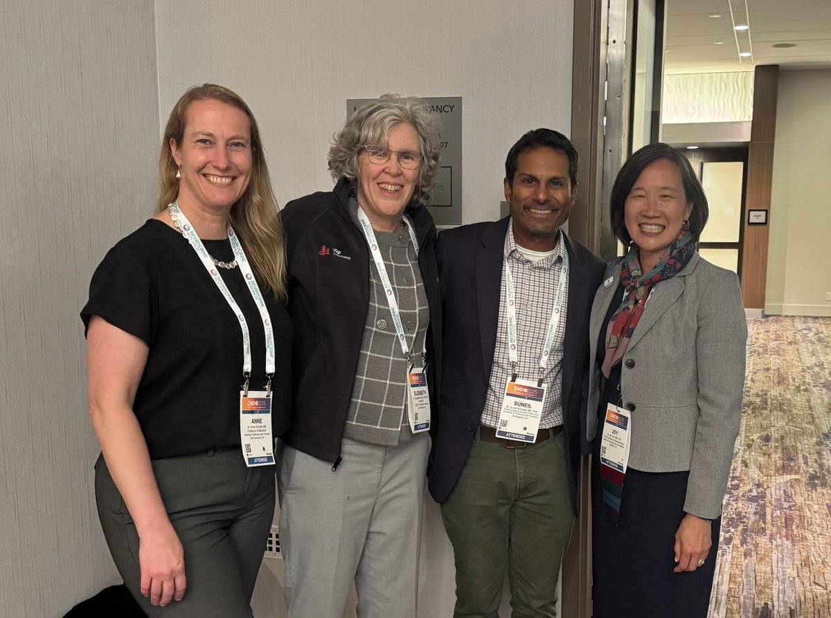 JoyYWu's tweet image. Bay Area endocrinology chiefs at #ENDO2025. I feel outnumbered…
JK grateful for close ties with my @UCSF colleagues! @SuneilKoliwad @anneschafer1