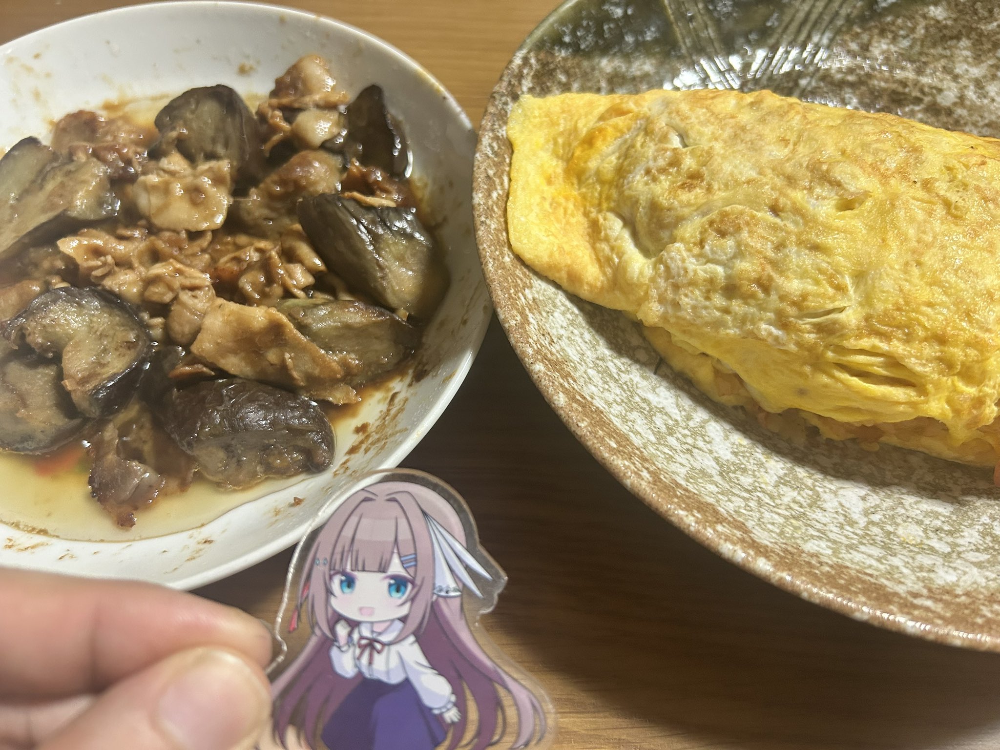 オムライス 大人気のデミグラスオムライスです♪ ふわとろの卵がのった