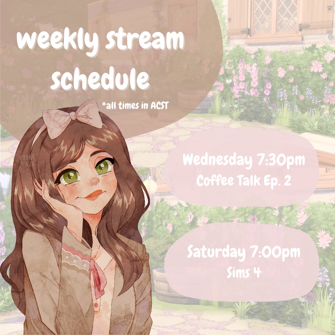 A slightly quieter week this week, we'll be continuing Coffee Talk Ep 2 and exploring more of #TheSims4EnchantedByNature! 🍃 twitch.tv/comfyfern 🤍
#twitch #twitchstreamer #cozygaming