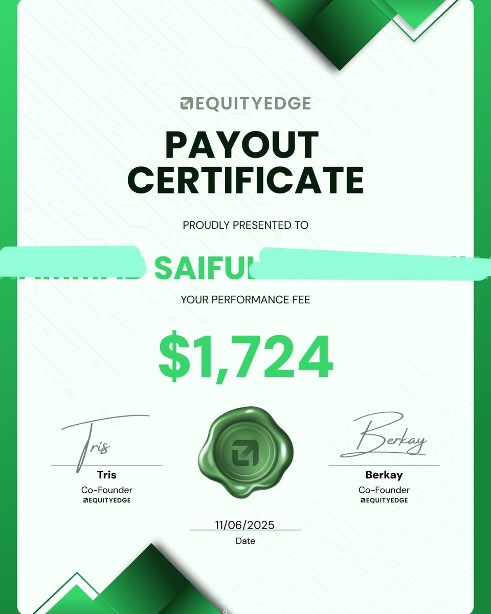 LeviTaicho2's tweet image. Spent $20 on 5k account, in return @EquityEdgeUK gave this back to me. Thanks so much for this amazing opportunity EE! It really changes my life
