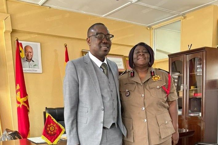 Chief Dr. Doliwura Zakaria, Managing Director of National Investment Bank PLC, visited Chief Fire Officer Daniella Mawusi Ntow-Sarpong at the Ghana National Fire Service headquarters for stakeholder engagement.

Read More: tinyurl.com/zds8jyc8

#NIBPLC #GNFS #CourtesyCall
