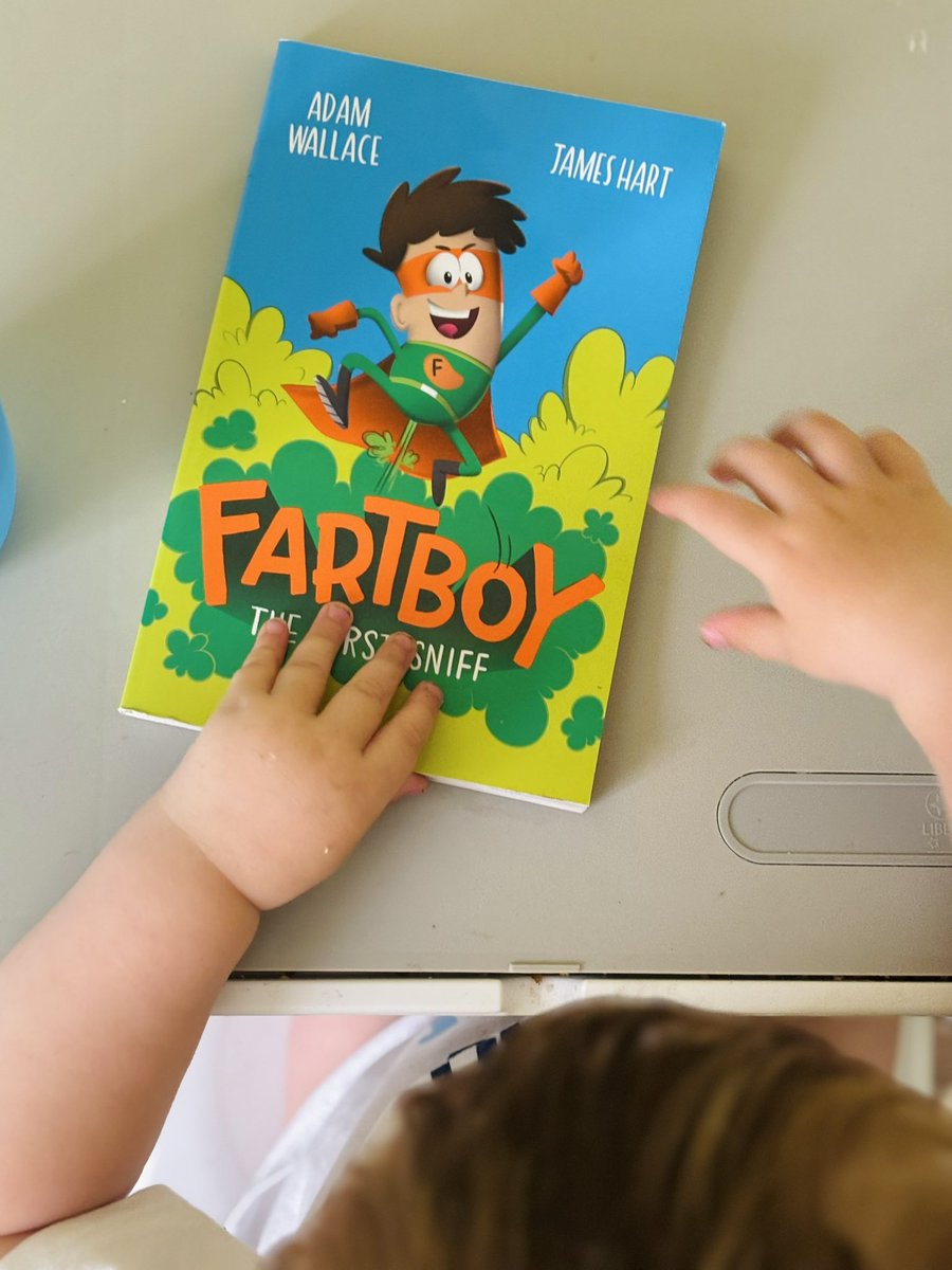 My little FARTBOY reading his favourite #fartboy book. 

Who remembers the true story behind <a href="/FARTBOY_CTO/">FARTBOY💨</a>. This project is not just a meme coin, it’s a superhero story based on best selling kids book series by <a href="/WallysBooks/">AdamWallace</a>. FartBoy is backed by an active and passionate community