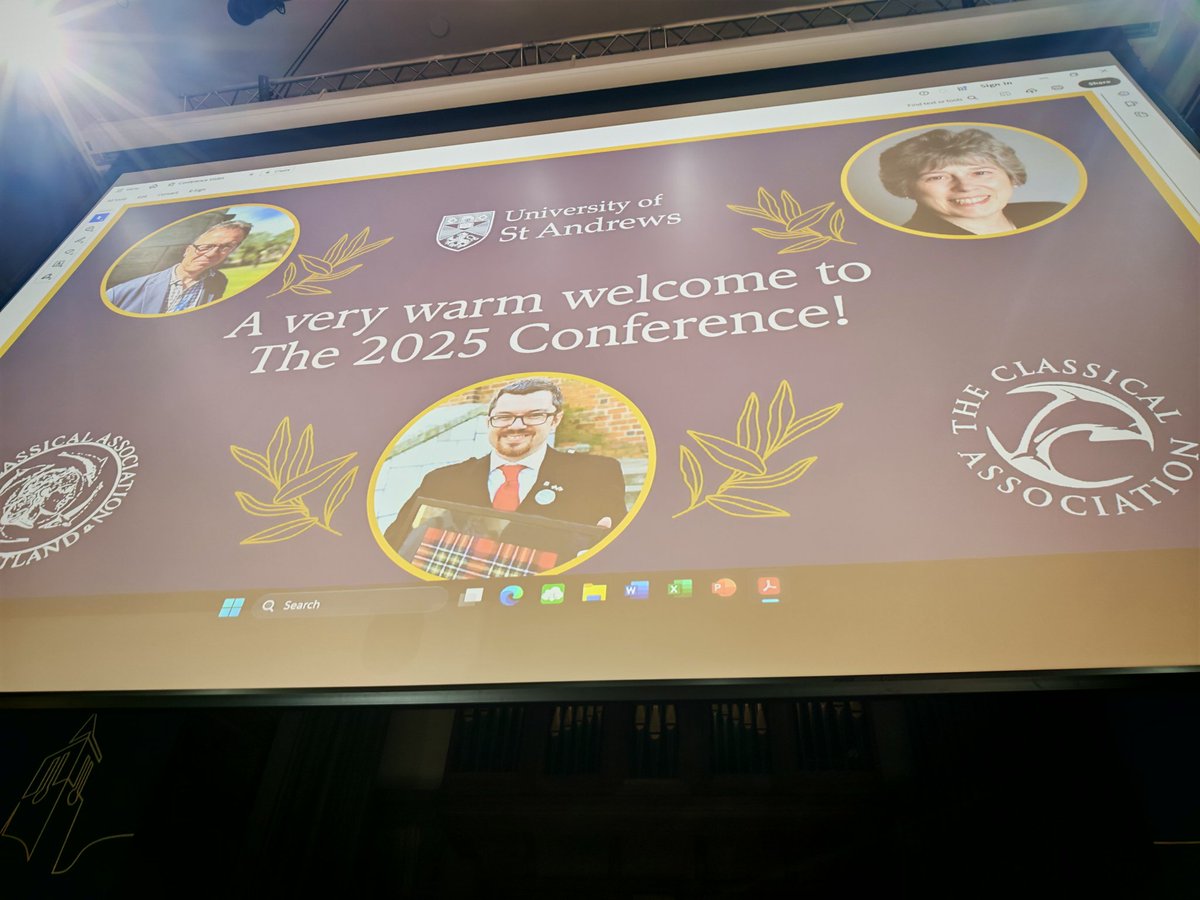 AlexImrie23's tweet image. Home from #CA2025 & reflecting on a great time. Attended every session & could've gone to more on top! Some big discussions about the future of the discipline & reminders of the vitality within Scottish Classics. Dum spiro spero!