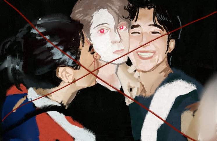 nonylsa's tweet image. Scrapped thing with ocs ehh i dont like it but i have nothing to post
Their names are Alamay, Kenen and Jin if you gaf