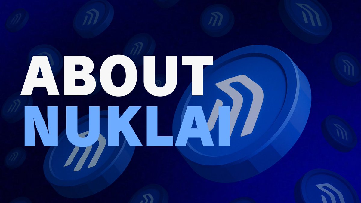 The next project I’m looking at in detail in anticipation of the alt season is Nuklai and its $NAI token.

Nuklai is a first-level infrastructure that is rethinking the role of data in the blockchain environment. Their focus is on creating open and controlled data pipelines for