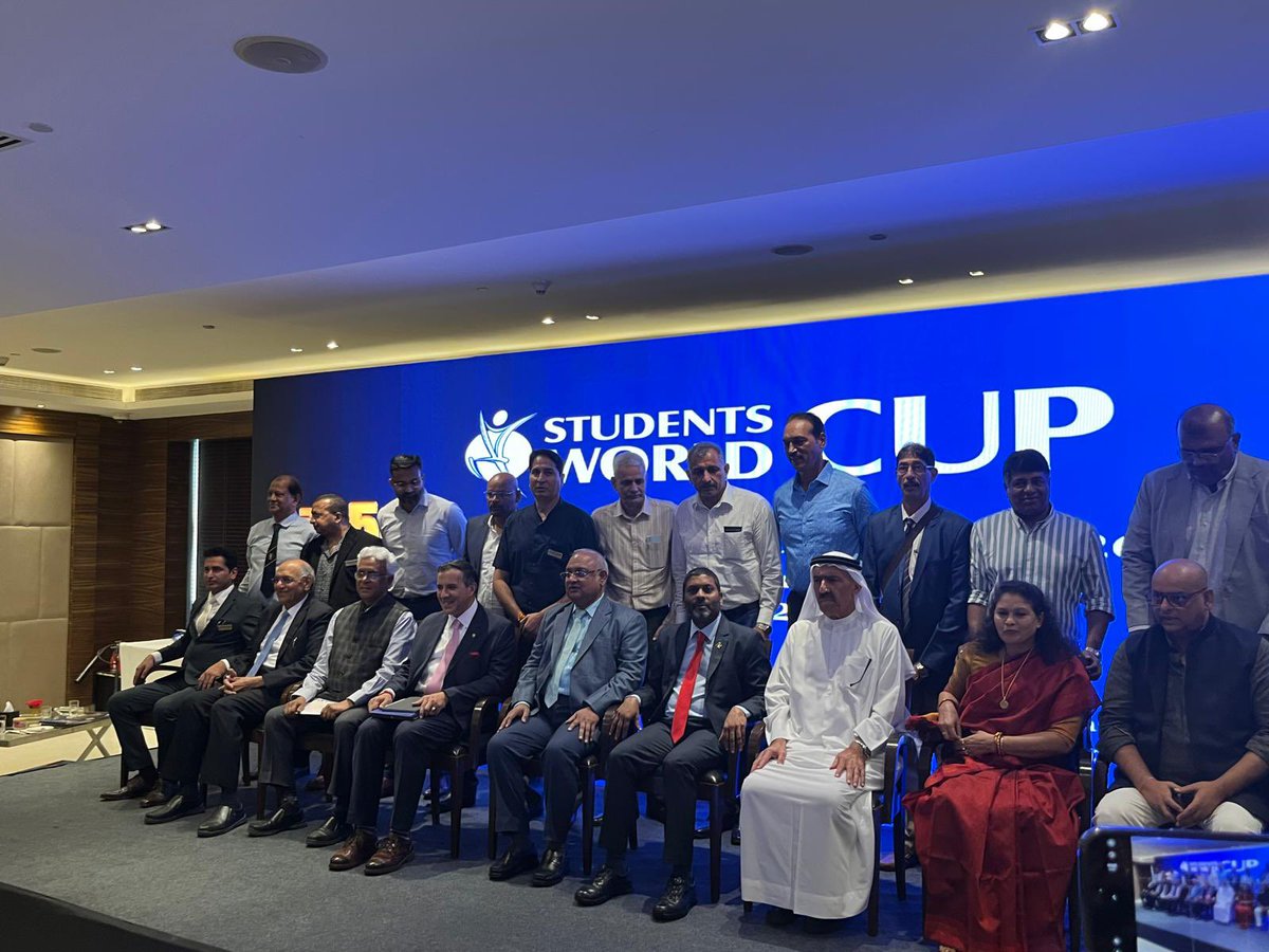 lgfranceschi's tweet image. Over the weekend, I was honoured to be chief guest at the International launch of the Students World Cup in Delhi. 

Such a privilege to be surrounded by distinguished international sports personalities, Olympians, professionals, the Minister of Sports from Maldives, esteemed…