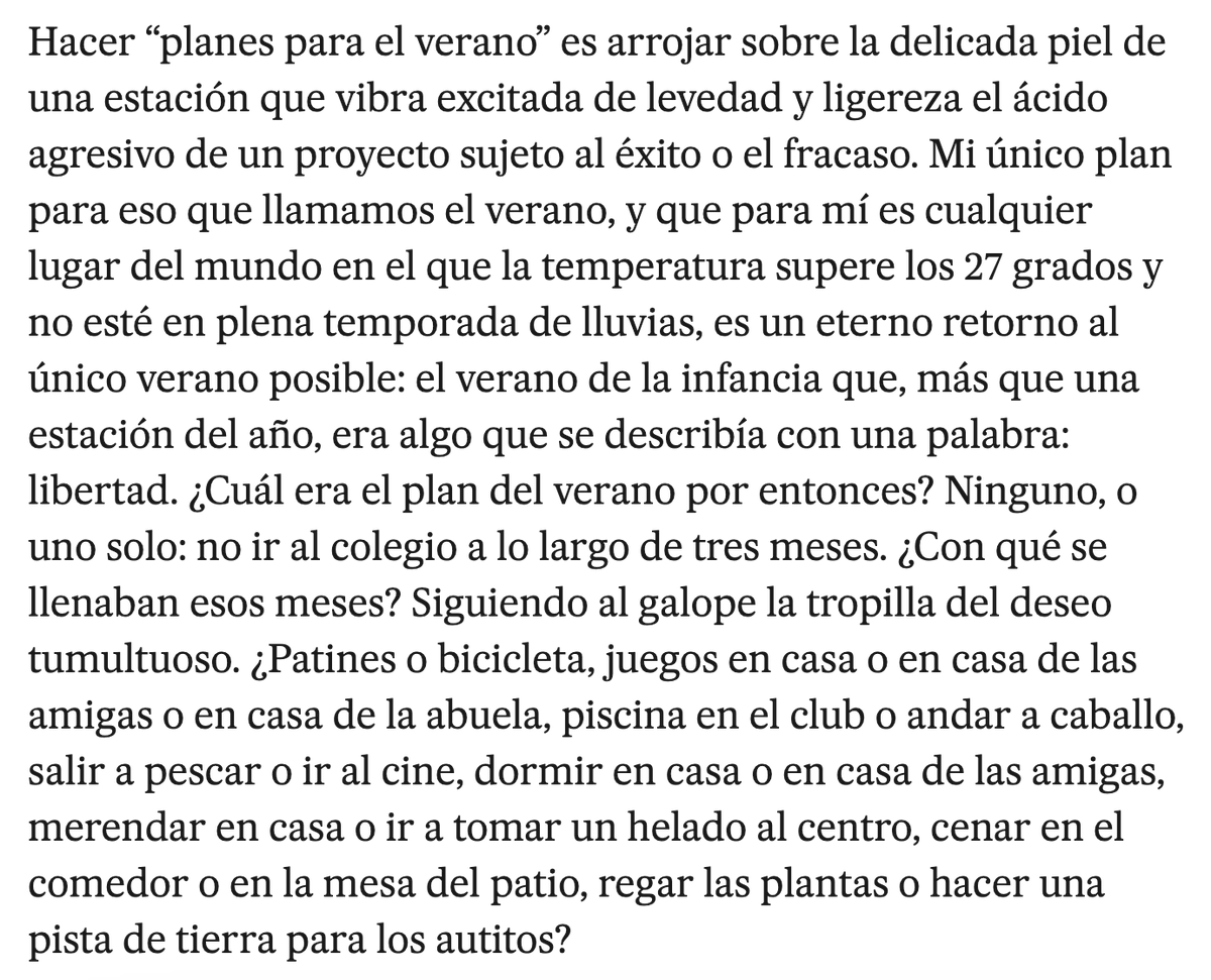 Sergiovazquez14's tweet image. Este verano no hagas planes. Lo dice Leila Guerriero.