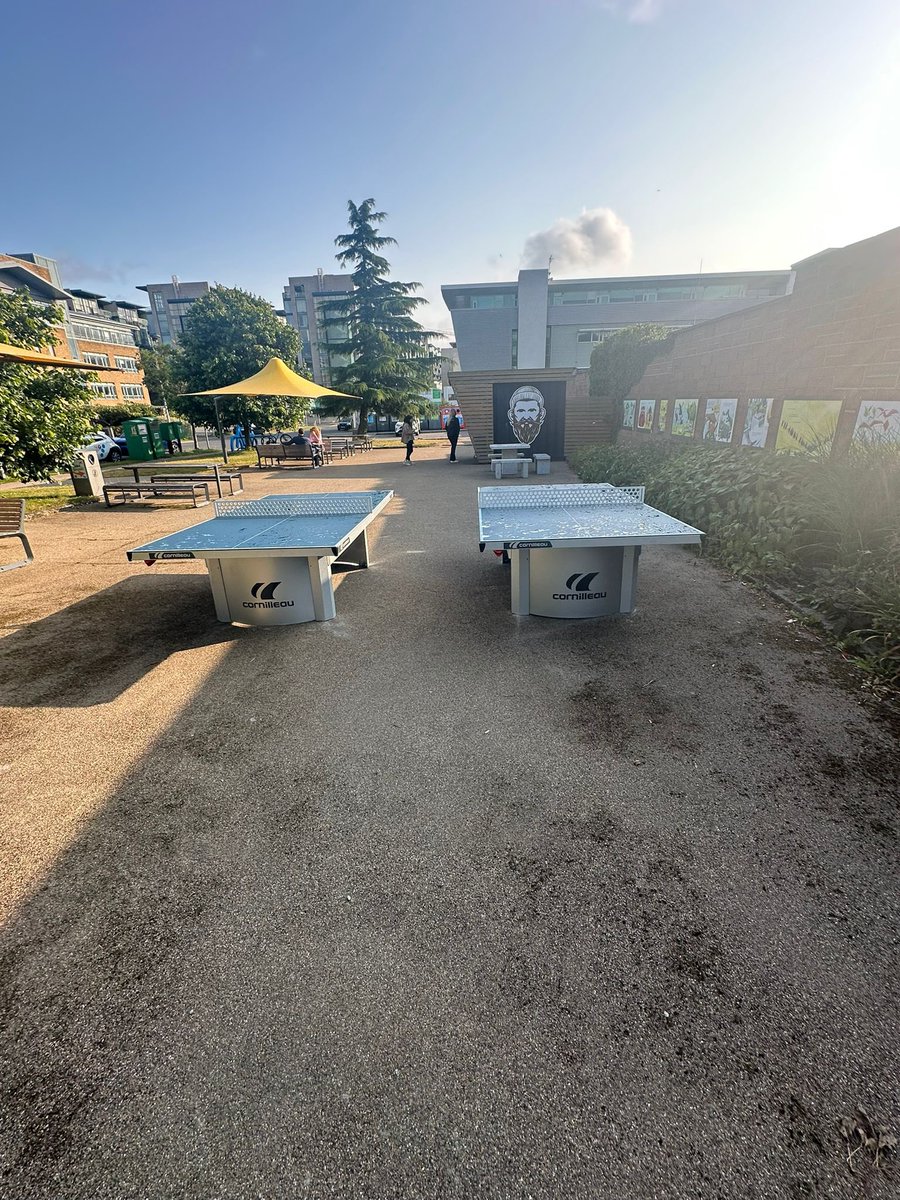 SandyfordBID's tweet image. Something new has landed in The District!
Table tennis and chess tables have been added to Bracken Road Pocket Park and Overend Park. 🏓♟️
These new additions supported by @dlrcc, provide the perfect spots to have fun, connect with others, and enjoy the sunny weather.