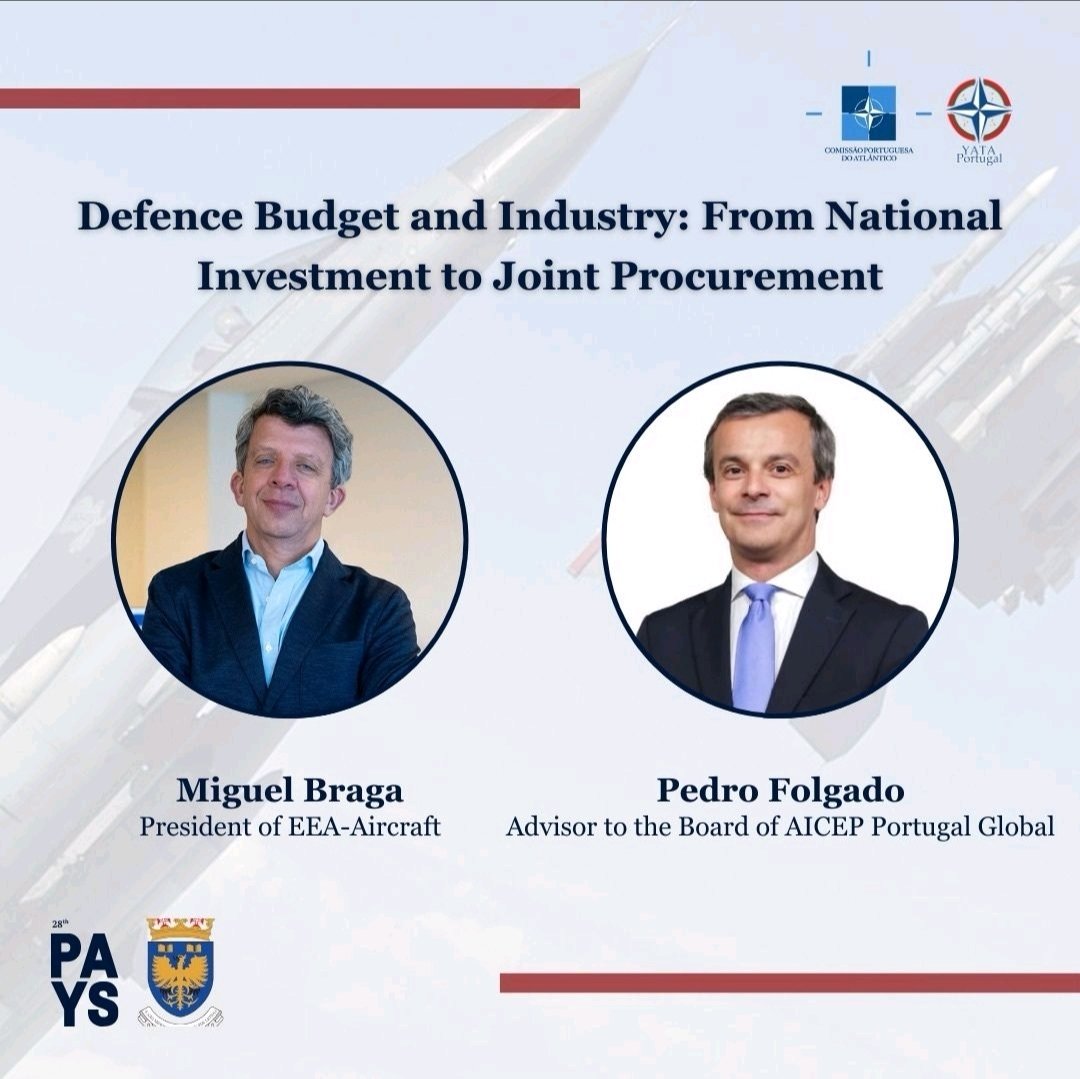 No próximo dia 24 de julho, terei o privilégio de participar como orador na 28ª Edição do Portuguese Atlantic Youth Seminar, organizado pela <a href="/cpaajpa/">YATA Portugal/CPA</a>, no qual integrarei o painel subordinado ao tema “Defence Budget and Industry: From National Investment to Joint Procurement”.