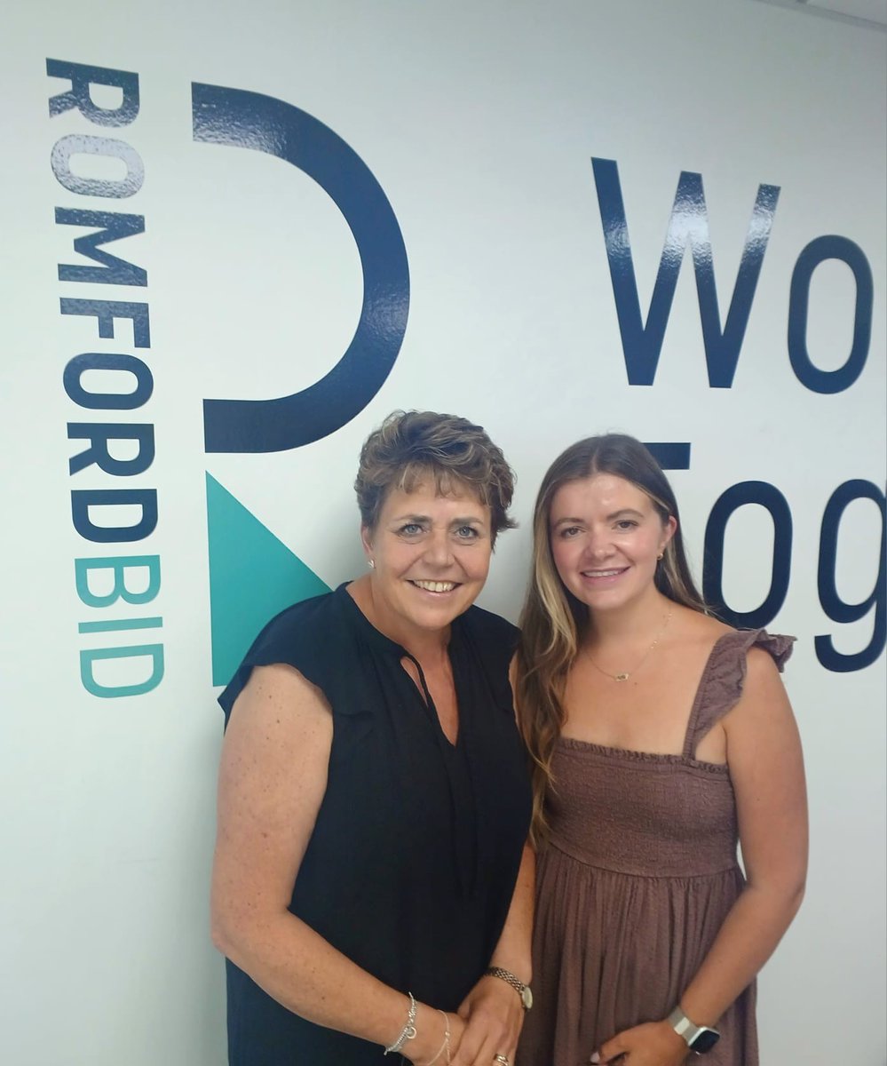 Say hi to Mollie, our new Business Liaison Assistant! 👋 She’s here to connect with local businesses. Follow us on Instagram, Facebook &amp; LinkedIn for more updates! Find our socials on our website: romfordbid.co.uk