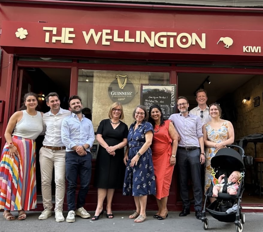 On this Bastille Day we support French National Day and all Kiwis living in France, incl. The Wellington pub in the heart of the Marais, Paris, which was visited by the Ambassade de Nouvelle-Zelande en France team &amp; Ambassador Caroline Bilkey. A little slice of Aotearoa in Paris.