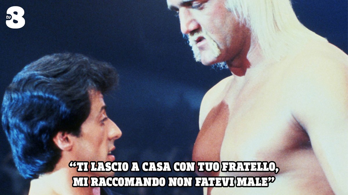 TV8it's tweet image. “Rocky 3” vi aspetta questa sera alle 21:30 su Tv8 per riportarvi ai tempi dei litigi tra fratelli!