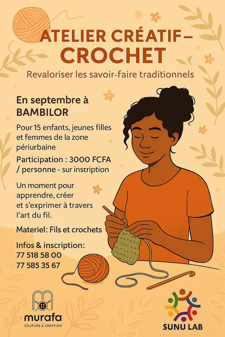 sunuLAB1's tweet image. Envie de créer et d'apprendre de nouvelle compétences ? Participez à nos ateliers créatifs !
Nous vous proposons trois ateliers passionnants pour exprimer votre créativité et découvrir des techniques originales

Pour plus d'informations et pour vous inscrire, contactez-nous !