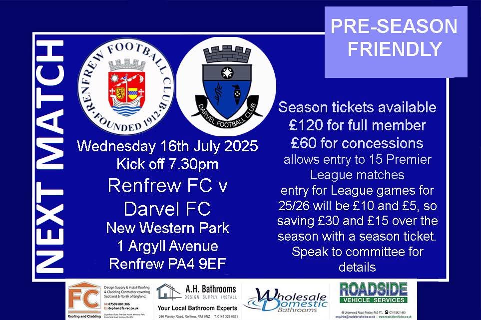 RENFREW FC U20S Development Team Wosfdl (@drummond87t) on Twitter photo If you are at a loose end, get yourself down and support the frew <a href="/OfficialWoSFDL/">West of Scotland Football Development League</a> <a href="/OfficialWoSFL/">West of Scotland Football League ๐ด๓ ง๓ ข๓ ณ๓ ฃ๓ ด๓ ฟ</a> If you are at a loose end, get yourself down and support the frew <a href="/OfficialWoSFDL/">West of Scotland Football Development League</a> <a href="/OfficialWoSFL/">West of Scotland Football League ๐ด๓ ง๓ ข๓ ณ๓ ฃ๓ ด๓ ฟ</a>