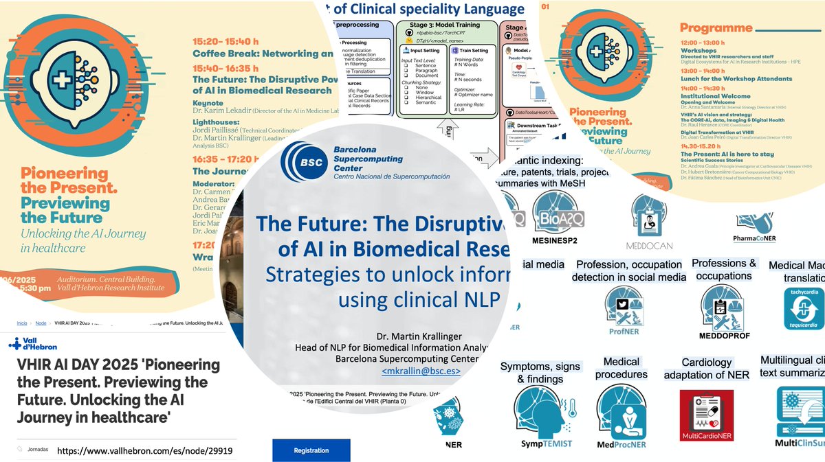 Congrats to Vall d'Hebron Barcelona Hospital Institut de Recerca for the invitation and the exciting workshop: "VHIR AI DAY 2025 — 'Pioneering the Present. Previewing the Future. Unlocking the AI Journey in Healthcare."

vallhebron.com/es/node/29919