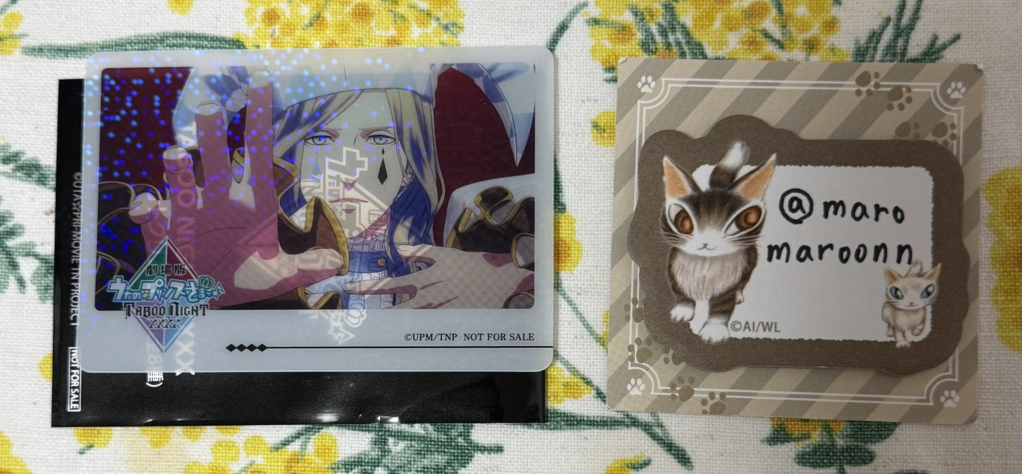 うたプリ タブナイ 特典 ライブフォトクリアカード カミュ ホロ タブナイ 特典 ライブフォト クリアカード カミュ - メルカリ