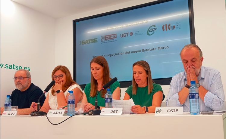 UGT_SP's tweet image. Nueva clasificación con adecuación retributiva y jubilación voluntaria anticipada y parcial, asuntos “irrenunciables” para apoyar el Estatuto Marco.

No aceptaremos un cierre en falso de una ley que afecta a cerca de un millón de empleados públicos.

ugt-sp.es/nueva-clasific…