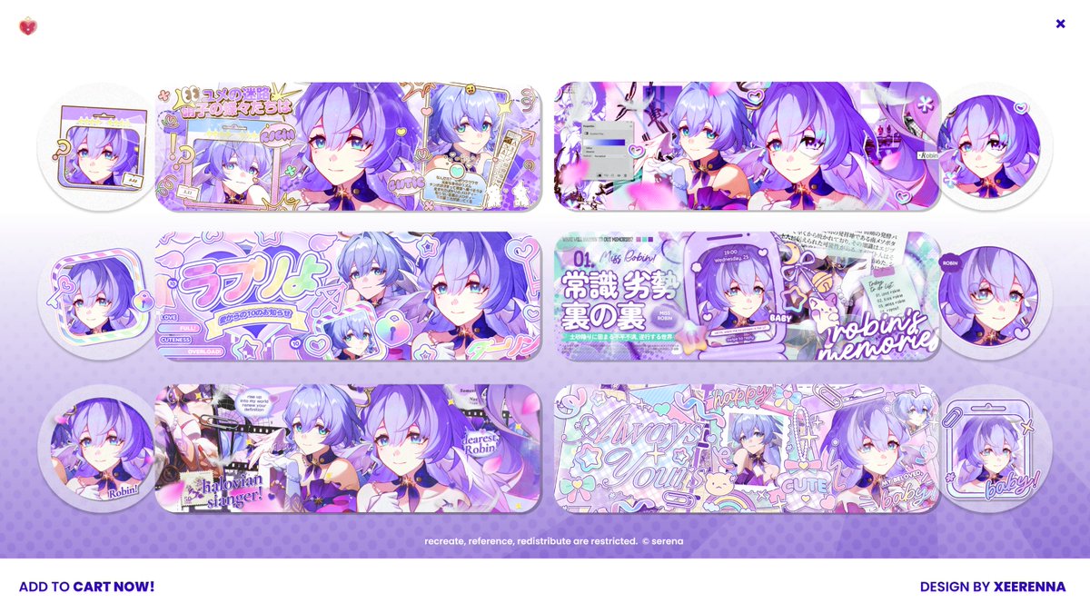 any interaction cherished  ୨୧ .. ⠀𓈒      

୨୧. hi! serena bawa 12 rs layout robin hsr yang bisa ditake sekarang via DM with fee 2k / ea! atau jam 21.00 tanpa fee :3     

⟢ t. ⁦#zonauang⁩ ⁦#zonaba ♡ ੭