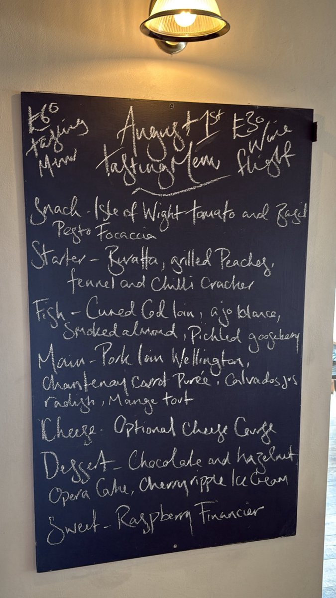 Our August Tasting Menu is here! 🥁 🥂