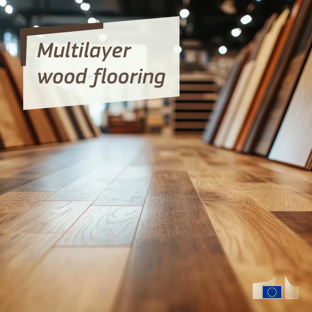 We’re laying down the law.

Unfairly cheap wood flooring from 🇨🇳 was undercutting  🇪🇺  producers, so we imposed duties.

Time to level the playing field. Literally.

Read more: europa.eu/!hRt8BN

#EUTrade