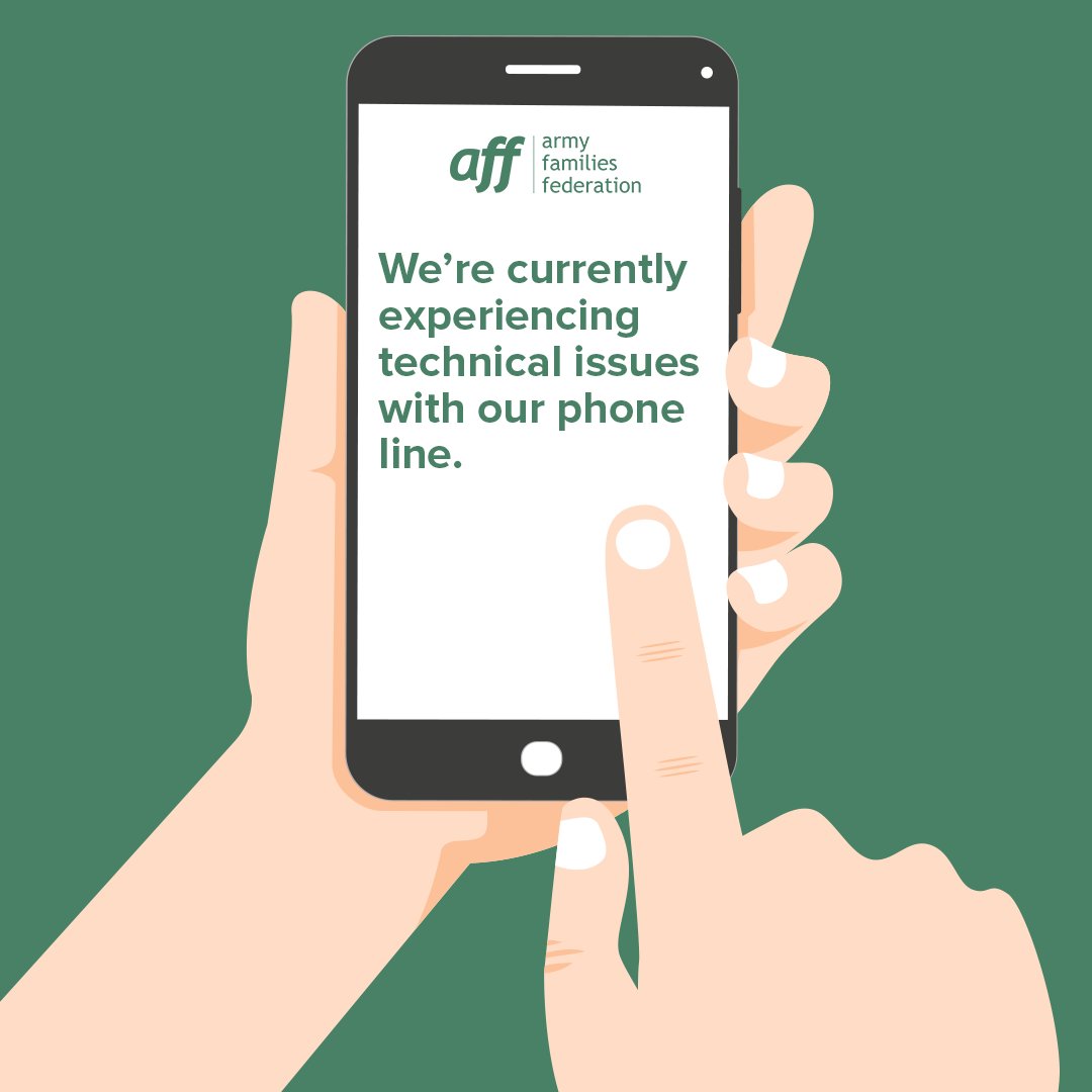 AFF (@the_aff) on Twitter photo Our phone lines are currently experiencing technical difficulties. We will update you here when they are up and running again.
If you need to contact us, please email contact@aff.org.uk or get in touch on our website here 👉 aff.org.uk/contact/ Our phone lines are currently experiencing technical difficulties. We will update you here when they are up and running again.
If you need to contact us, please email contact@aff.org.uk or get in touch on our website here 👉 aff.org.uk/contact/