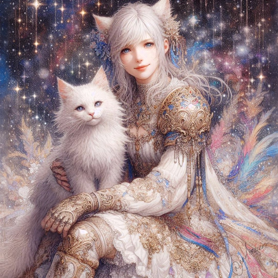 and1521207's tweet image. #AIart #AIイラスト #猫