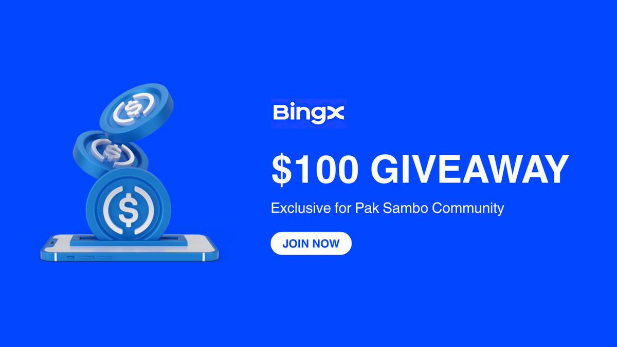 PakSamb0 | ODX Labs (@paksamb0) on Twitter photo ๐ Giveaway $100 dari BingX, Exclusive buat followers @paksamb0 ๐
Gw bakalan pilih 5 pemenang beruntung yang masing-masing bakal dapetin bonus $20 ๐
Cara Ikutan:
1๏ธโฃ Daftar melalui link ini ๐ bingx.com/en/rewards/?reโฆ
2๏ธโฃ Deposit minimal 10 USDT
3๏ธโฃ Komen UID kamu + Tag 2 temen ๐ Giveaway $100 dari BingX, Exclusive buat followers @paksamb0 ๐
Gw bakalan pilih 5 pemenang beruntung yang masing-masing bakal dapetin bonus $20 ๐
Cara Ikutan:
1๏ธโฃ Daftar melalui link ini ๐ bingx.com/en/rewards/?reโฆ
2๏ธโฃ Deposit minimal 10 USDT
3๏ธโฃ Komen UID kamu + Tag 2 temen