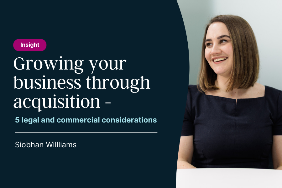 Acquiring a business can be a powerful growth strategy to unlock new markets, customers, and capabilities. 

Our M&amp;A expert, Siobhan, explores 5 key legal and commercial steps to help you structure your acquisition effectively.

Find out more: darwingray.com/growing-your-b…