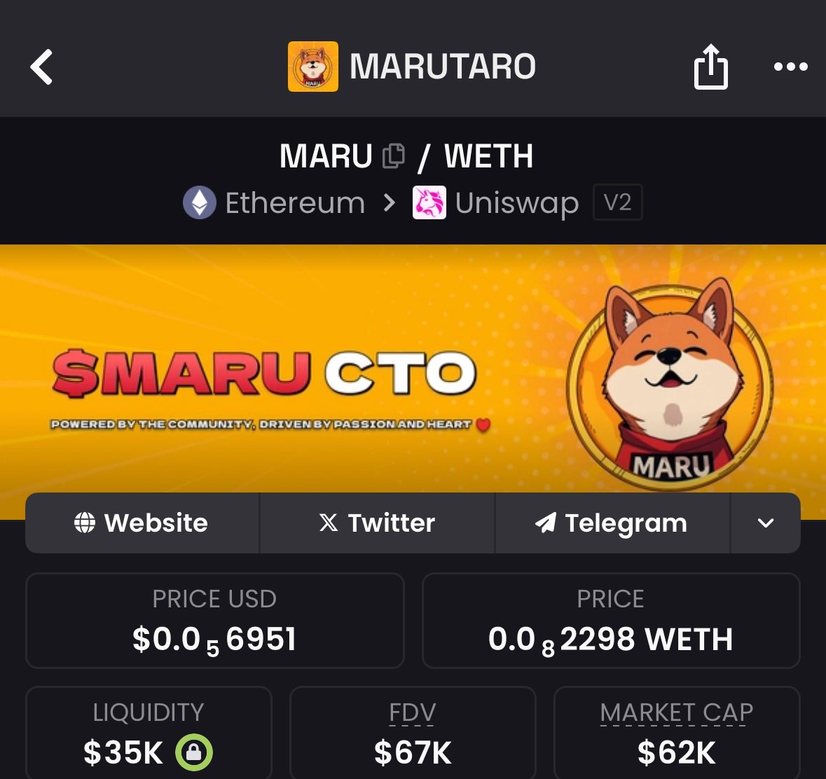 Alex (@genkidamaged) on Twitter photo <a href="/crypto_banter/">Crypto Banter</a> Time to bet on the second greatest #SHIB of all time 👀
$MARU OG CTO has all the foundations to make this one of the best based token
Here since Oct 2024 and never gave up
No cabal
With 7% of the supply donated by the community in treasury
It’s a safe bet 👀 <a href="/crypto_banter/">Crypto Banter</a> Time to bet on the second greatest #SHIB of all time 👀
$MARU OG CTO has all the foundations to make this one of the best based token
Here since Oct 2024 and never gave up
No cabal
With 7% of the supply donated by the community in treasury
It’s a safe bet 👀