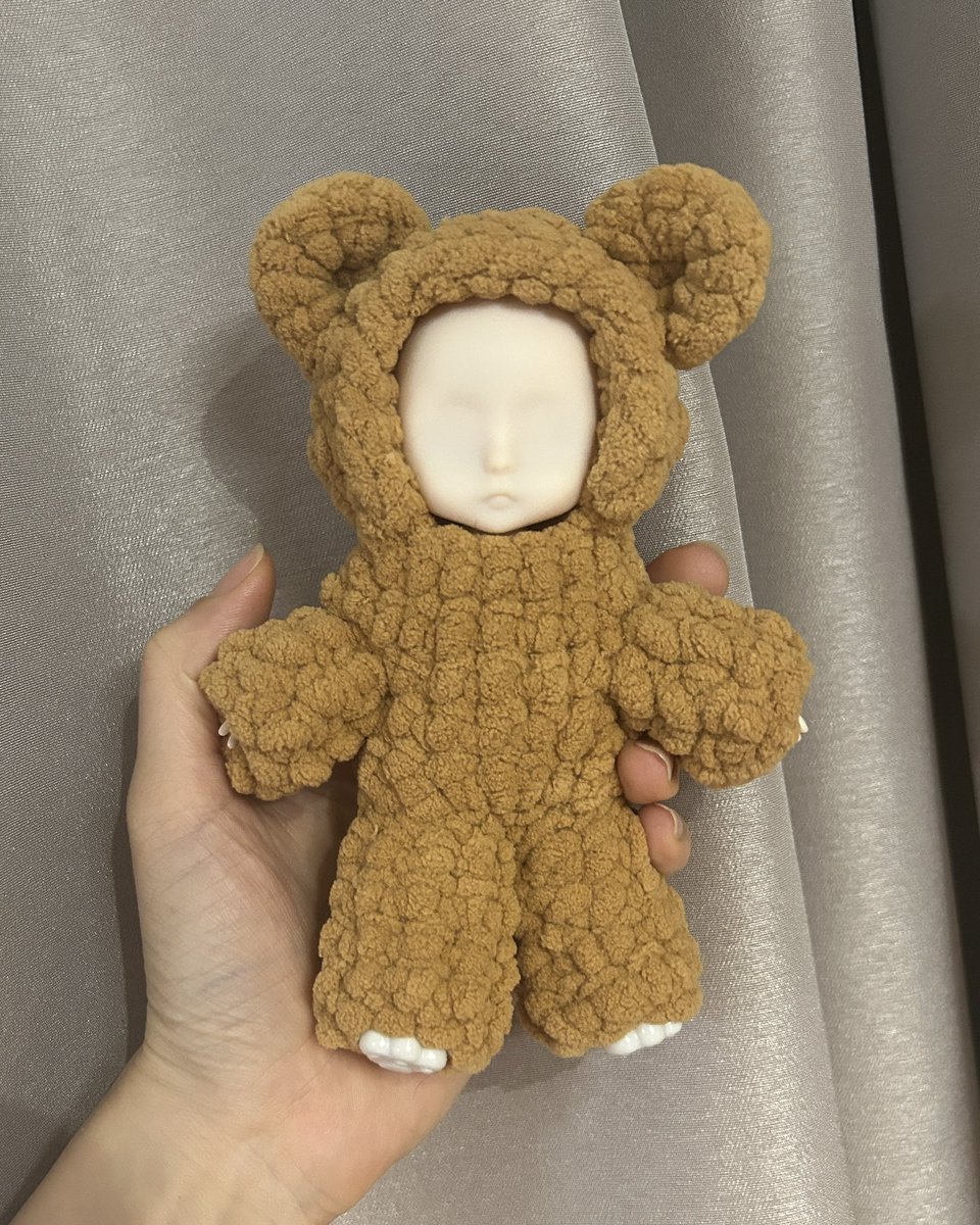 Superweekender's tweet image. セリアドール実験中③

くまバージョンができた🐻
一応しっぽもあるけど
写真じゃ分かりにくいなー