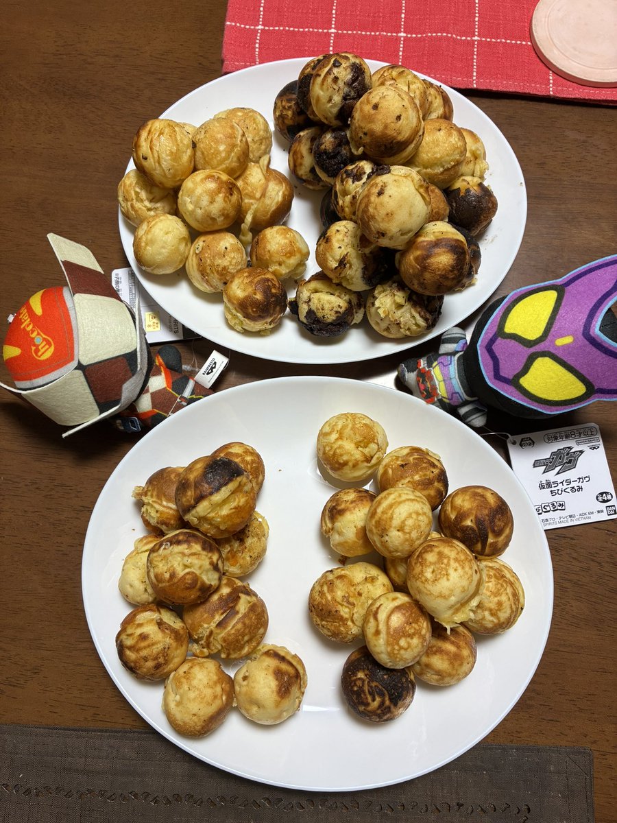 一口カステラ風ホットケーキだよｶﾞｳﾞ＆ｳﾞｧﾚﾝ☺️