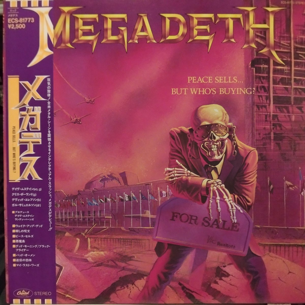 RecordBarActive's tweet photo. #NowPlaying #メガデス #megadeth #ガルサミュエルソン #garsamuelson
ピース・セルズ…バット・フーズ・バイイング?
【帯記述】狂気の旋律!全米メタル・シーンを震撼させるインテレクチュアル・スラッシュ、メガデスがデビュー!
#西成区 #レコードバー #アナログレコード #大阪レコードバー https://t.co/6ie57dzUjS