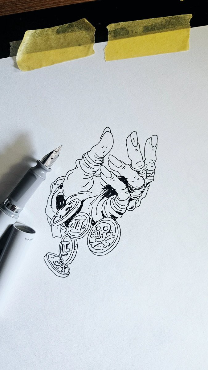 CROM_INK's tweet image. Monday