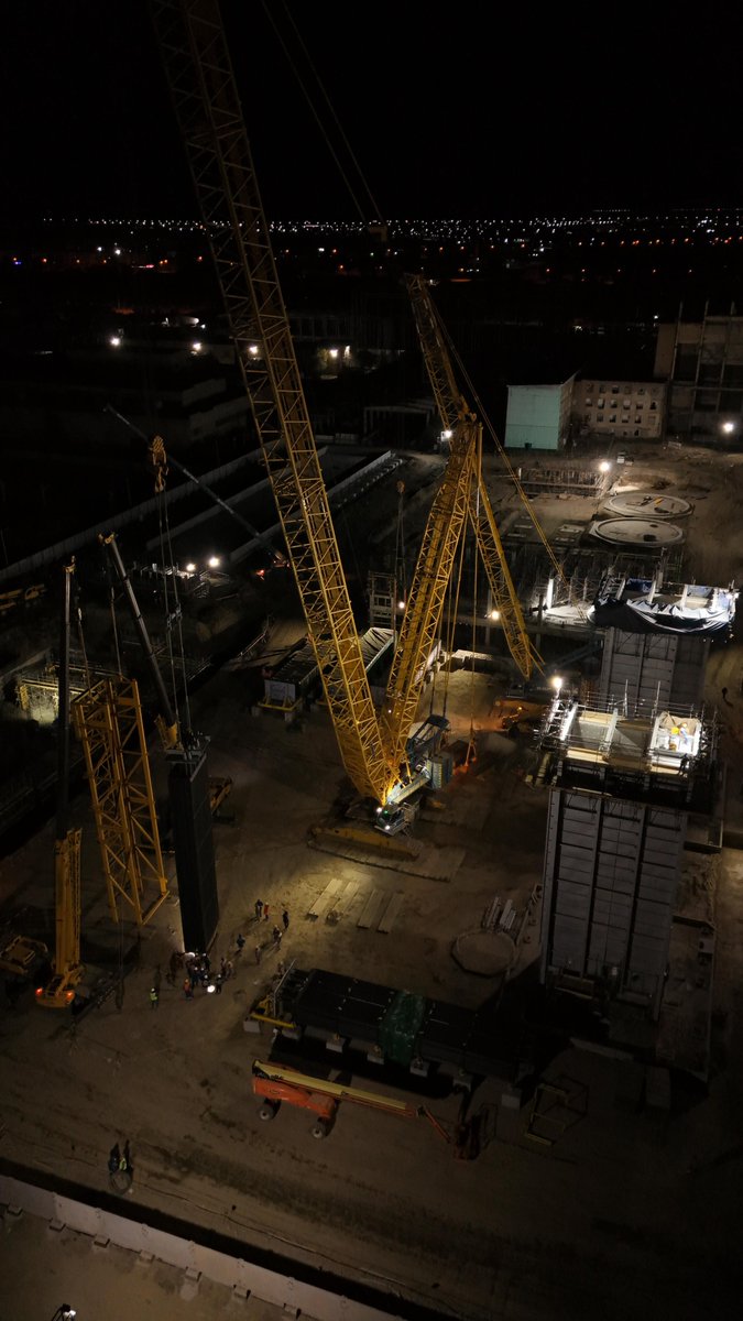 Sarens's tweet image. In a drive modernise #Energy #Infrastructure, a 240MW #PowerPlant is under #Construction in #Kyzylorda, #Kazakhstan. High efficiency #GasTurbines will drive down emissions and improve local air quality. bit.ly/4jramVp #NothingTooHeavy