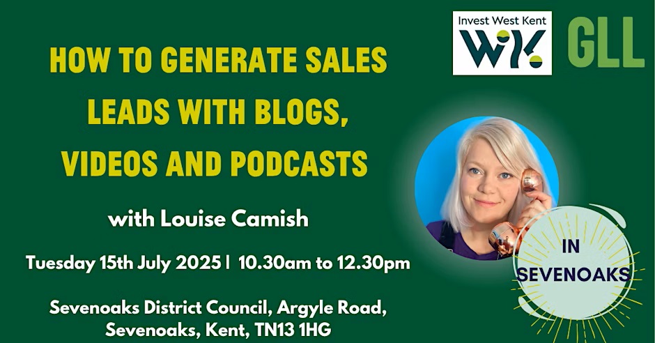 Sevenoaks District Council (@sdc_newsdesk) on Twitter photo Donât miss <a href="/WKentBusiness/">WestKentBusiness</a>' series of #FREE courses for #businesses! The next one, âHow to generate sales leads with blogs, videos and podcastsâ with Louise Camish, takes place at The Sevenoaks District Council office, tomorrow (15 July) 10.30am â 12.30pm. eventbrite.com/e/how-to-gener⌠Donât miss <a href="/WKentBusiness/">WestKentBusiness</a>' series of #FREE courses for #businesses! The next one, âHow to generate sales leads with blogs, videos and podcastsâ with Louise Camish, takes place at The Sevenoaks District Council office, tomorrow (15 July) 10.30am â 12.30pm. eventbrite.com/e/how-to-generâŚ