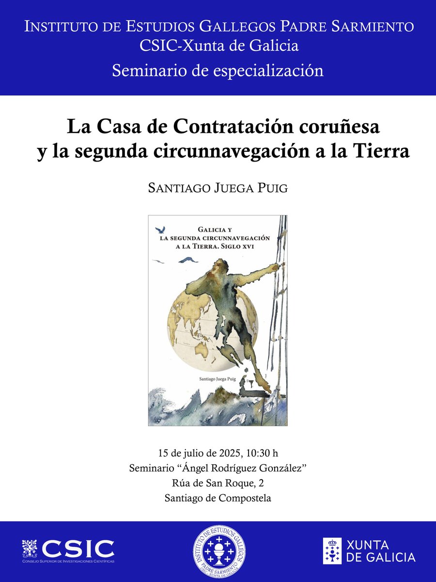 CSICGalicia's tweet image. Mañana el @iegps acoge un nuevo seminario de especialización 👇